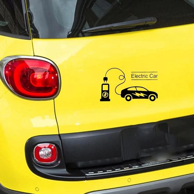 Electric Car Decorative Sticker