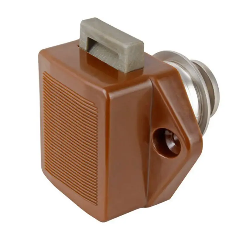 camper lock,Cerradura de empuje para coche, pestillo de cajón de caravana y barco, botón de 20mm de diámetro, cerraduras de puerta para muebles, Invisible lock