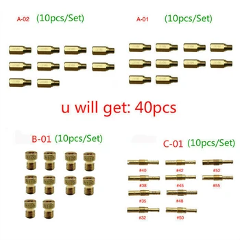 

For PWK Keihin OKO Carbs Carburetor 30Pc Main Jets+ 10Pc Slow Jets/Pilot Jet Kit