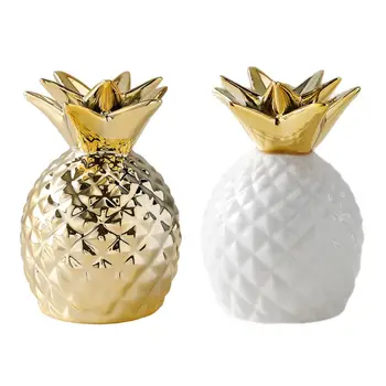 

Pineapple Coin Piggy Bank Decorative Ceramic Pineapples Shaped Cans Cute Girls P
