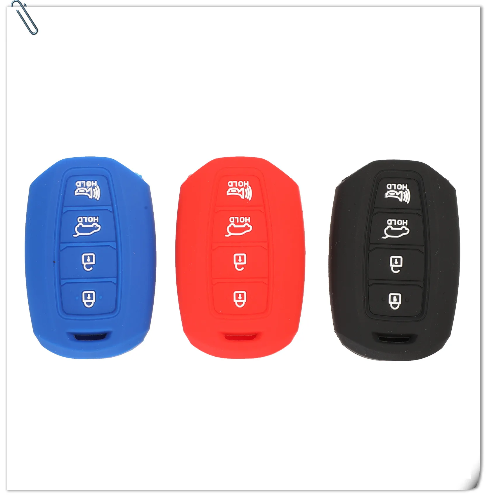 30 шт. для hyundai i30 i35 i40 Azera Elantra Solaris Grandeur Ig Accent Santa Fe силиконовый автомобильный чехол для дистанционного ключа 3/4 BTN