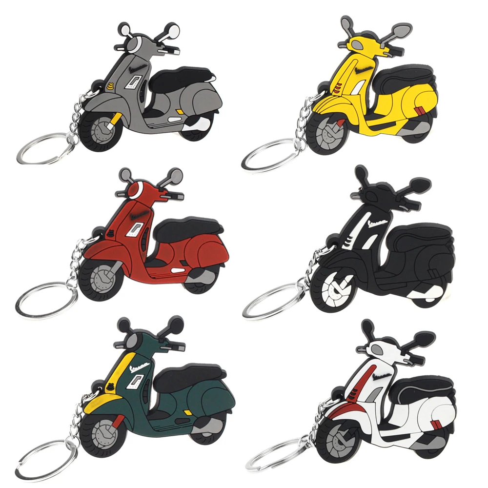 Yhuisen Accessoires de Moto Keychain en Alliage de Zinc Porte-clés Porte-clés compatibles avec Piaggio Vespa Primavera 150 Sprint 150 GTS 300 C/'est à dire LXV 125