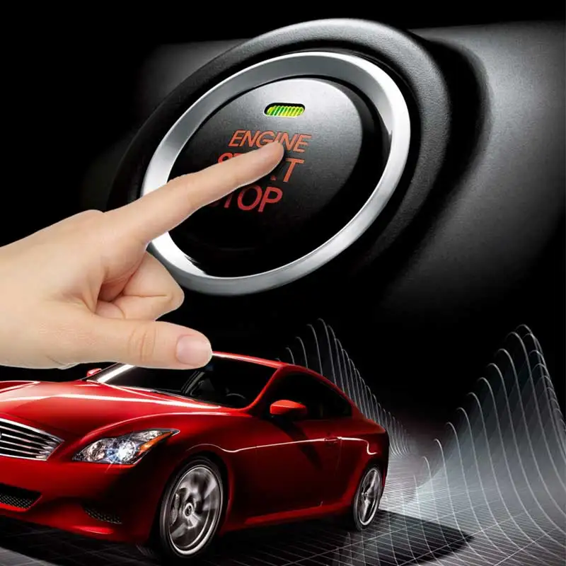 Автомобильная Bluetooth Центральная Блокировка с дистанционным запуском и сигнал тревоги, вибрация сигнализации starline a93 кнопка запуска и остановки автосигнализации без ключа