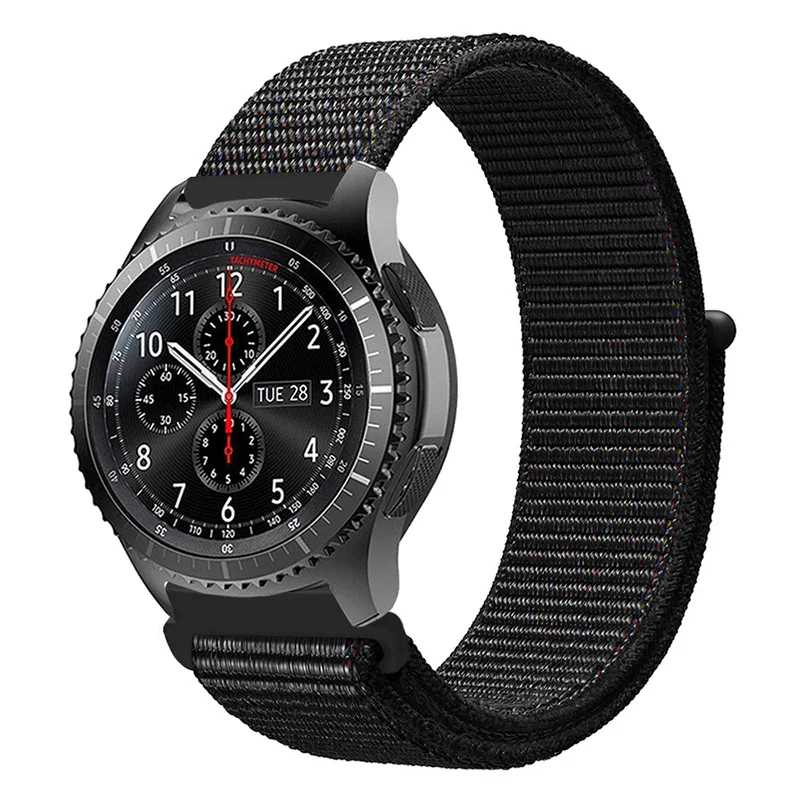 Тканый нейлоновый ремешок для samsung Galaxy Watch Active2 40 мм 44 мм SM-R820 R830/Active 2 Band Браслет gear S3/S2 ремешок для часов/спортивный