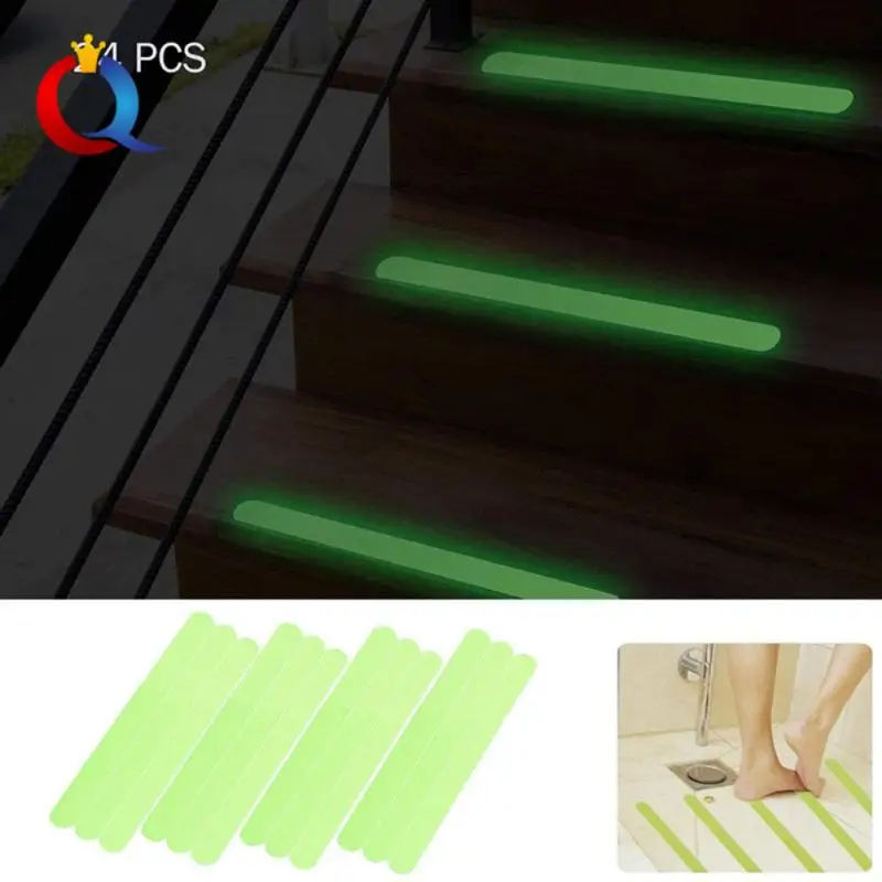 24pcs Anti Slip Strips Transparent Shower Stickers Bath Safety Strips Non Slip Strips For Bathtubs Showers Stairs Floors