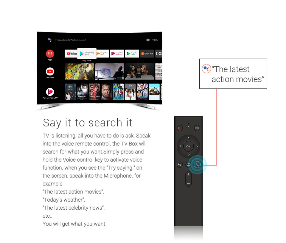 KM3 A tv Android tv Google Сертифицированный Android 9,0 смарт-бокс 4G ram 64G rom Amlogic S905X2 4K HDR 2,4G/5,8G Wifi BT4.0 телеприставка