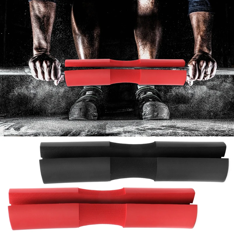Foam Padded Barbell Cover For Gym Weight Lifting Squat Shoulder Back Support Dense and thick foam Avoiding pressure
