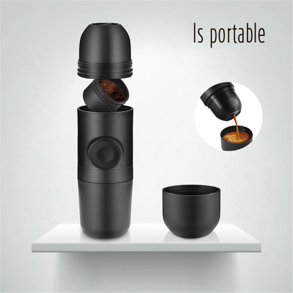 

Mini Portable Stainless Steel Hand Percolators Punch Espresso Maker Outdoor Camping Handheld Coffee Drip Pot Kettle Percolator