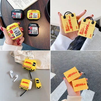 

Earphone case DHL Express 50 anniversary hard case cover For Airpods pro 3 Wireless charging box for airpods case 1 2 With hook