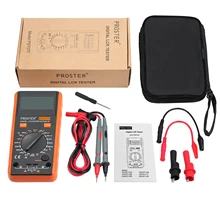 Proster multímetro digital lcr medidor testador kit de ferramentas dm4070 para resistência capacitância indutância display lcd medidor medição