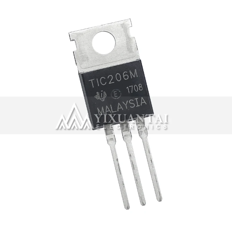 

10pcs/lot NEW origina TIC206M 600V 4A TIC206 C206M TO220 Triode Transistor TO-220
