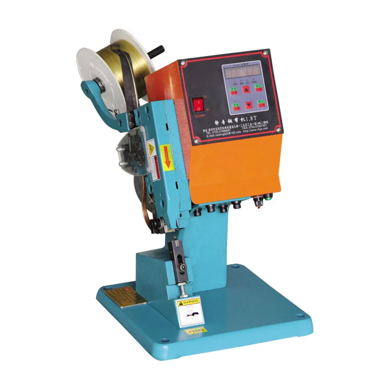 

Automatic copper belt machine neon lamp and wire core crimping silent copper belt machine including mold RF-1.8T