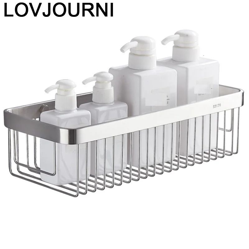 

Holder Hair Dryer Mobile Bagno Cabinet Banheiro Prateleira Shower Rack Shelves Salle De Bain Wall Accessories Bathroom Shelf