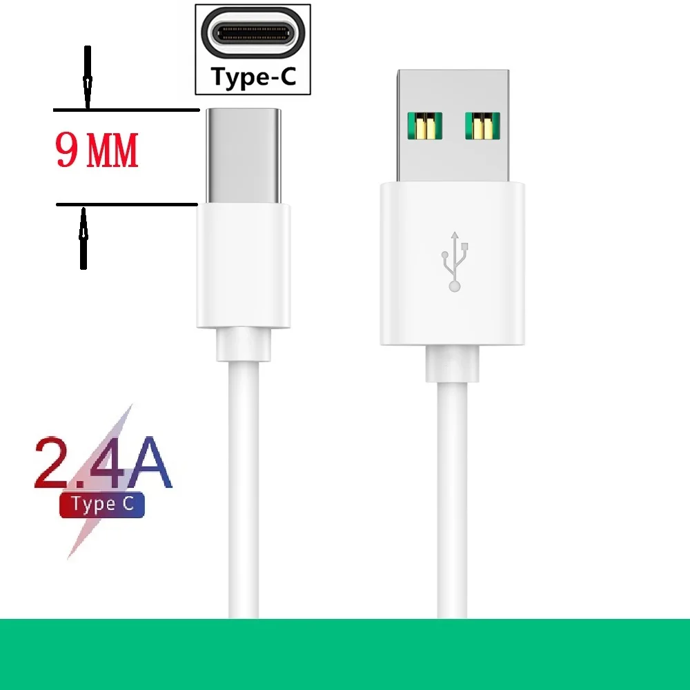 1 м сверхдлинный 9 мм разъем Type-C кабель для Xiaomi Mi A3 Redmi-note-8 Leagoo KIICAA MIX OUKITEL K10 Type C