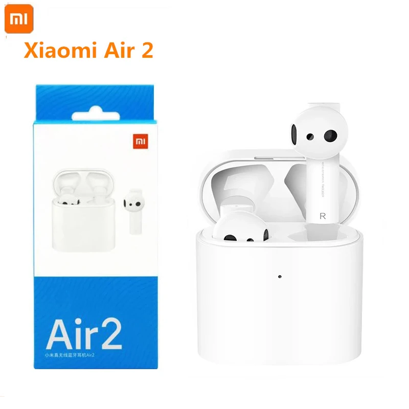 Оригинальный Xiaomi Air 2 Наушники-вкладыши TWS Bluetooth гарнитура MI Airdots Pro беспроводные