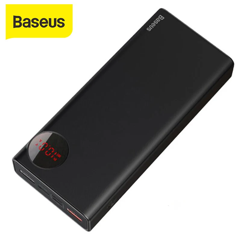 Внешний аккумулятор Baseus на 20000 мАч 18 Вт PD3.0 | Мобильные телефоны и аксессуары