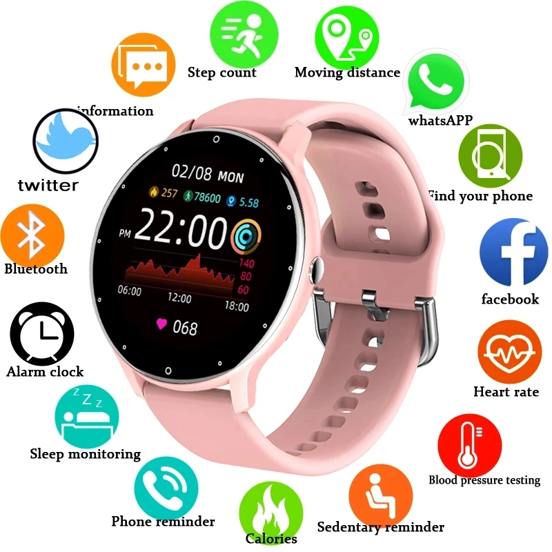Women Smart Band Watch Realtime Weather Forecast Activity Tracker