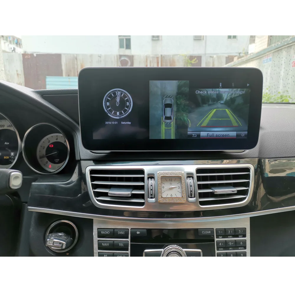 Best 4G Ram 10.25 inch Android 8.1 Display for Mercedes Benz E Class W212, with GPS Navigation Bluetooth Radio Stereo Touch Screen 3