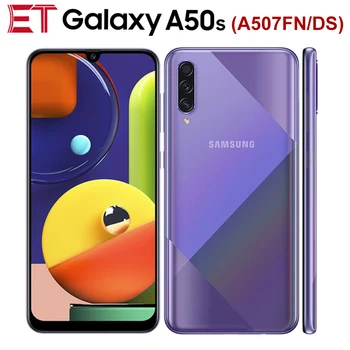 

Global Samsung Galaxy A50s A507FN/DS Mobile Phone Dual SIM 6GB RAM 128GB ROM Octa Core 6.4"2340x1080p 4000mAh NFC Android Phone