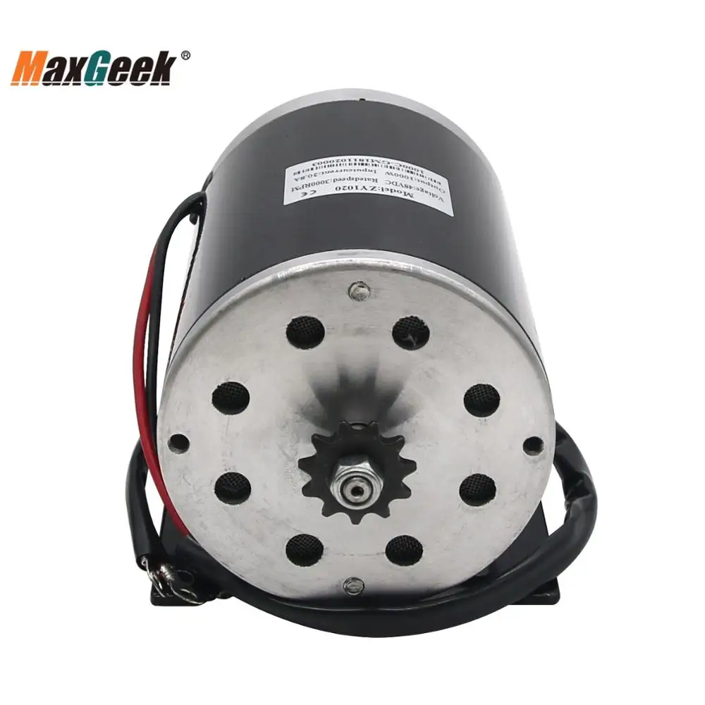 Maxgeek 48V 1000W DC Electric Motor Kit w/ Base