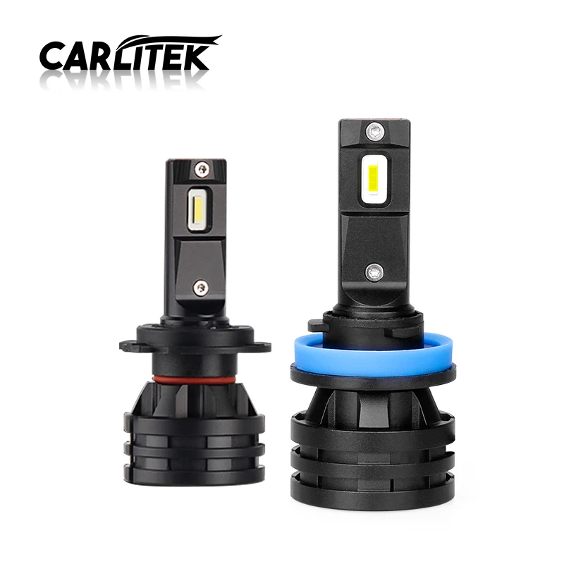 CARLitek 2 шт. H7 светодиодный лампада светодиодный h4 машине 6000K 12V Супер Мини Авто LightHB4 H11 H8 H9 светодиодный HB3 светодиодный 9005 9006 для автомобильных фар