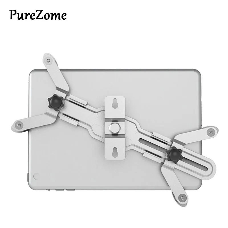 

Universal Aluminum Alloy Tablet Wall Mount Holder Stand 360 Rotation Rotary Tab Bracket for iPad iPhone Smart Cellphones Tablets