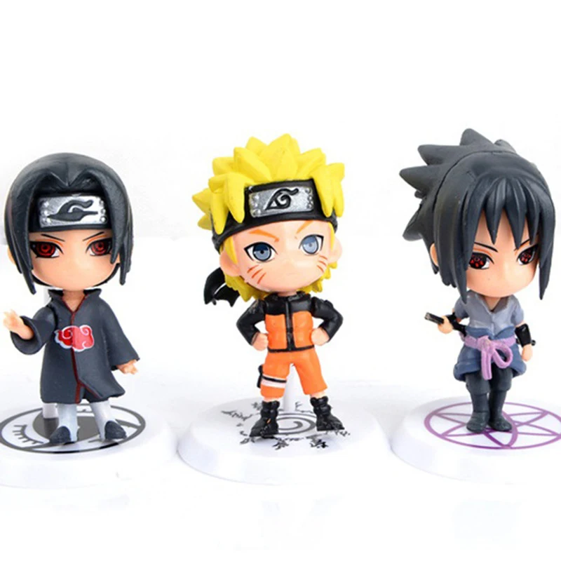 Героя аниме Наруто фигурка Shippuden действий версии модель 3 дюймов Итачи Учиха Figma