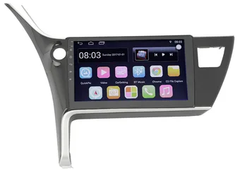 

10.1" rotate screen quad core 2.5D IPS screen android 8.1 Car GPS radio Navigation for Toyota Corolla 2018