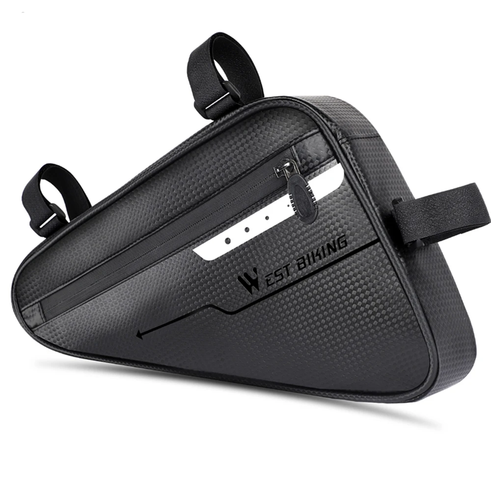 

Waterproof Cycling Tube Bags 3L MTB Road Bike Triangle Bag Cycling Frame Front Bag Repair Tools Pannier Bicycle Bag Accessories
