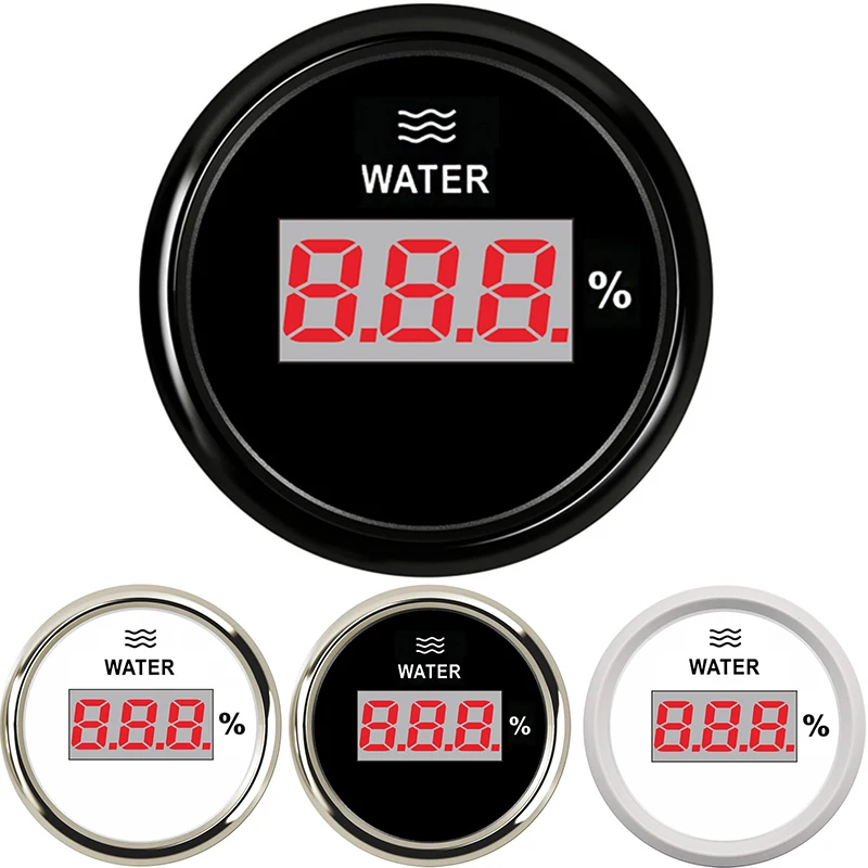 52mm Wasser Level Gauge 2 zoll Marine Digitale Auto Boot Wasser Tank Ebene prozentsatz Anzeige mit 0 ~ 190 ohm 240 ~ 33 ohm racing set 52mm Wasser Level Gauge 2 zoll Marine Digitale Auto Boot Wasser Tank Ebene prozentsatz Anzeige mit 0 ~ 190 ohm 240 ~ 33 ohm racing set