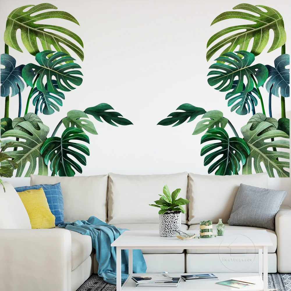 3D Green Leaf 241 Boris Draschoff Wall Sticker