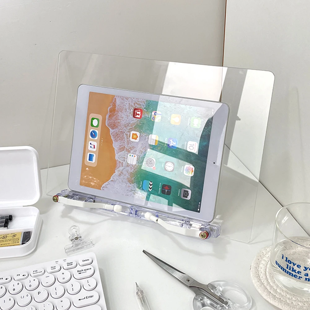 Подставка держатель для iPad Tablet PC прозрачный акриловый книжный стеллаж чтения