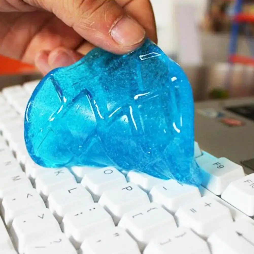 Soft Sticky Cleaning Mud for Screens and Keyboards - Efficiently Removes Dust, Dirt, and Slime - Ideal for Car Cleaning Supplies Description Image.This Product Can Be Found With The Tag Names Computer cleaners, Computer Office, Computer screen keyboard cleaning mud