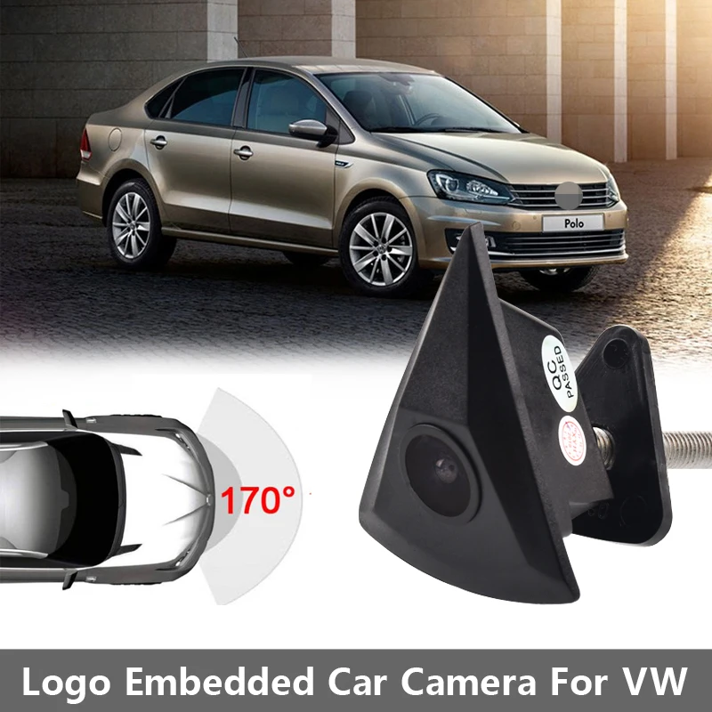 

HD Car CCD Front View Camera For VW Passat B5 B6 B7 Tiguan Golf MK5 MK6 Touran Polo Sedan Beetle