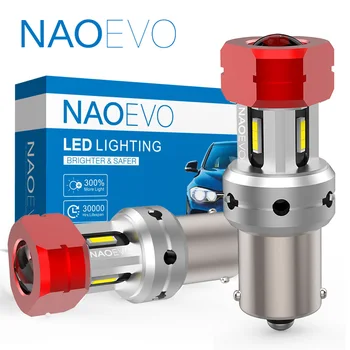 

NAOEVO P21W T20 LED For LADA Dimension Light W16W 2000Lm P21/5W BA15S PY21W 1156 7443 1157 T15 BAY15D 12V W21 5W W21W 7440 White