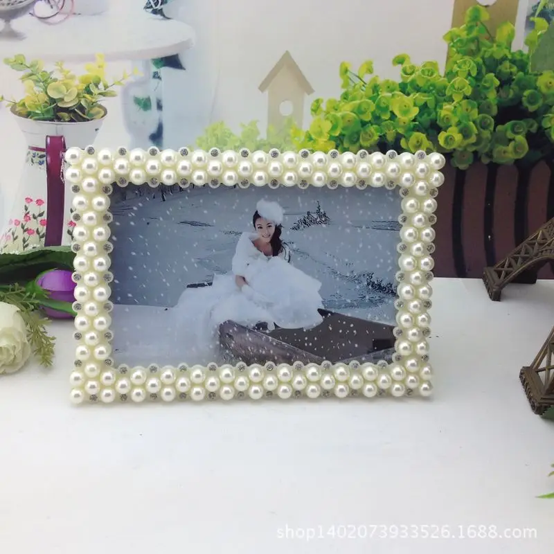Creative White Pearl Resin 3-Inch 6/7/8/10/12/A4 Photo Frame Manufacturers Direct Selling Wholesale Tabletop Studio Photo Frame