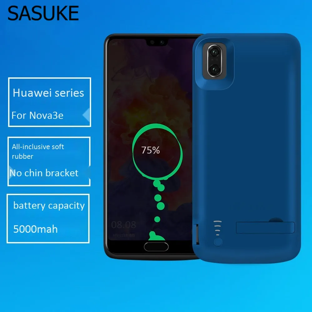 Чехол для зарядного устройства 6500 мАч 6000 мАч 5000 мАч для huawei P20 mate 10 Pro Lite Honor V10 9 10 Play с полным покрытием и подставкой