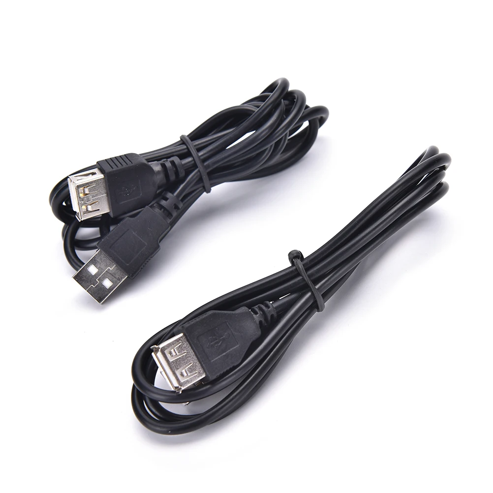 USB 2.0 EXTENSION Cable Lead A Male Plug to A Female Socket Short 