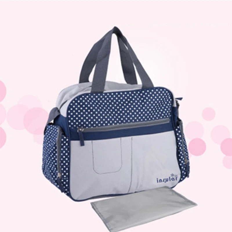Baby Nappy Bags Fashion Diaper Bag Mother Shoulder Bag Maternity Mummy Handbag Large Capacity Waterproof Baby Stroller Bag