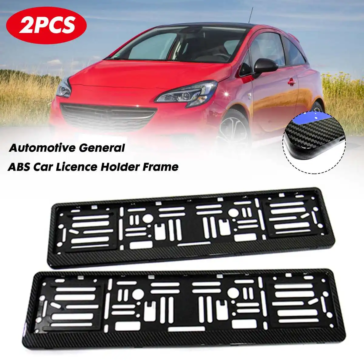 A PAIR DACAR PAINT RED Superb Quality Car Registration License Number Plate UNIVERSAL Surrounds Holders Frames 2x BARGAIN! 