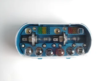 

30 Pcs H4 Light Bulb Kit Set Car Halogen Emergency Light Bulb Emergency Fuse Car Spares 233 Ba9s 382 380 Bayonet