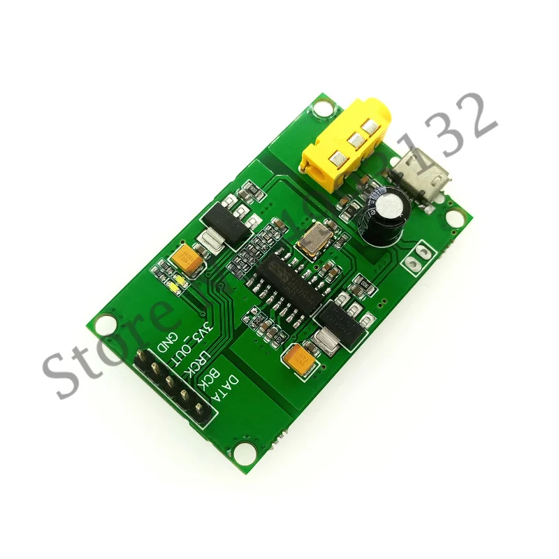 ES9023P I2S IIS Raspberry Pi цифровой аудио вход, DAC аудио декодер доска к разъему USB аналоговый Выход