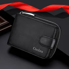 

Luxury Brand Men Card Holder Male Purse Wallet Bank ID Credit Card Holder with Coin Pocket Passport Cover