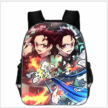 

Kid's School Bag Backpack Anime Demon Slayer Kimetsu no Yaiba Printed School Bag Customized Backpack Student Mochilas For Kids