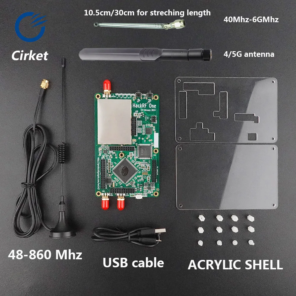 HackRF одно оборудование с открытым исходным кодом SDR Development Board + хаос прошивка 1 МГц 6