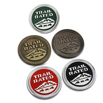 

Car Enblem Trail Rated Logo Side Badge for Jeep Grand Commander Cheroke Wrangler Compass Benz Smart Dodge Caliber Fender Decal