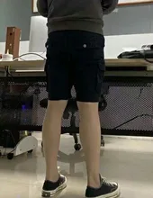 Pantalones cortos militares de color caqui para hombre, ropa informal suelta de marca, para corredor de carga, novedad de verano 2021