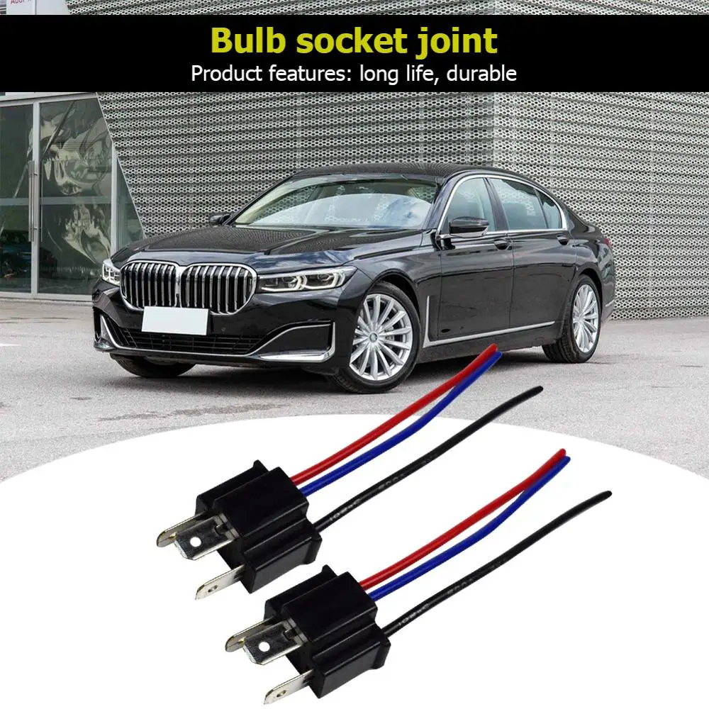 2pcs 9003 H4 Bulb Socket Wiring Harness Male Adapter Connector Pig Tail for Headlight Fog Lamp Light 12V24V | Автомобили и
