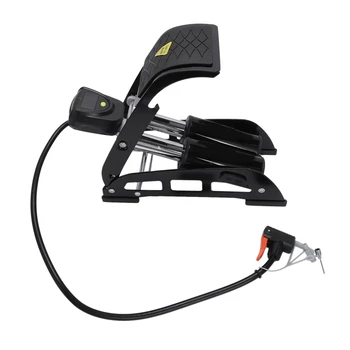 

Portable Bike Foot Air Inflator Pump with Led Gauge High-Pressure Steel Inflatable Pump for Bicycle Motorcycle Mtb Car Cycling