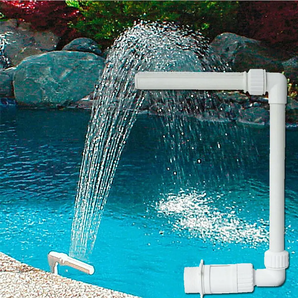 Wasserfall-Brunnen Pool Spa Teich Wasserfall-Brunnen Sprayer Pool Anzeige Fountain Rahmen Pool Decor